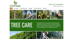 Desktop Screenshot of ab-treesurgery.co.uk