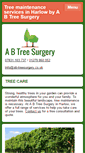 Mobile Screenshot of ab-treesurgery.co.uk